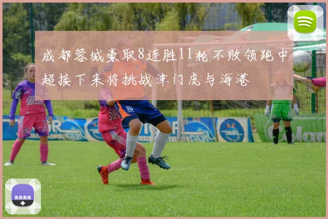 成都蓉城豪取8连胜11轮不败领跑中超接下来将挑战津门虎与海港